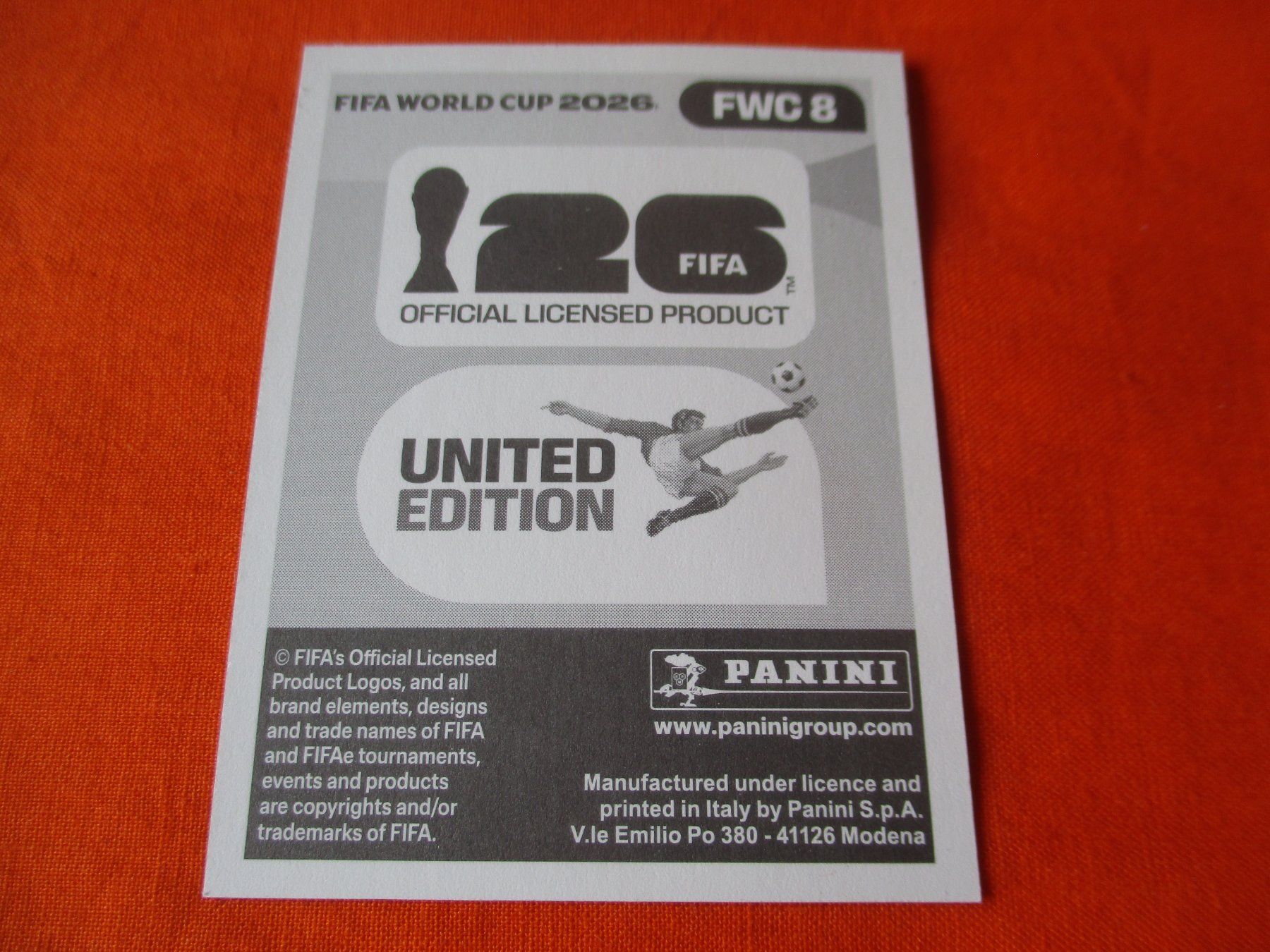 Panini Carte collezionabili: Panini WM 2026, FWC 8 – Usato da Birsfelden venduto da alles-muss-raus 1