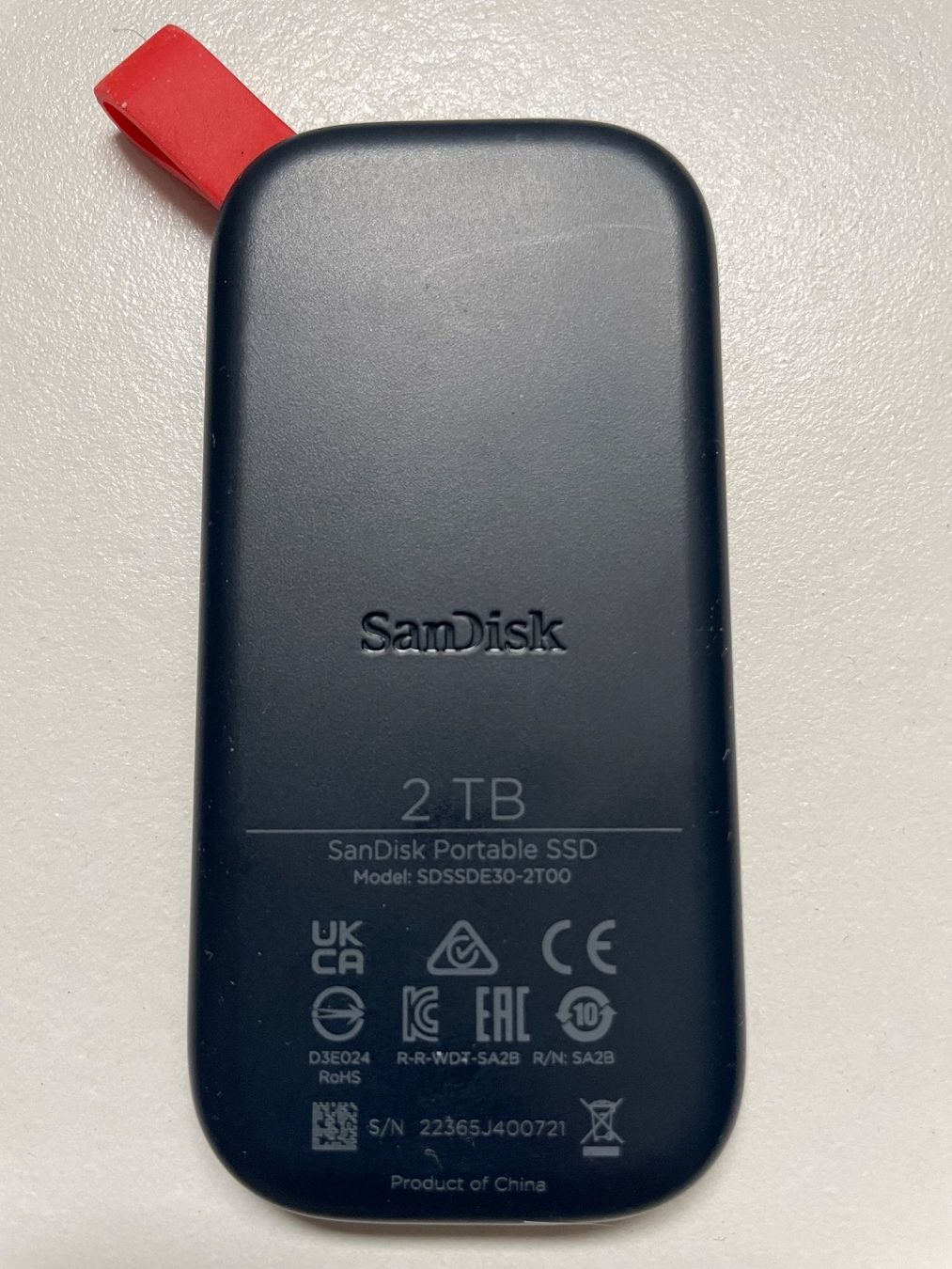 Sandisk Dischi rigidi: SanDisk Portable SSD 2 TB USB-C - neuwertig – Usato da Fislisbach venduto da gueselpeter 1