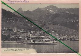 Montreux. Rochers de Naye. Raddampfer 'La Suisse'.
