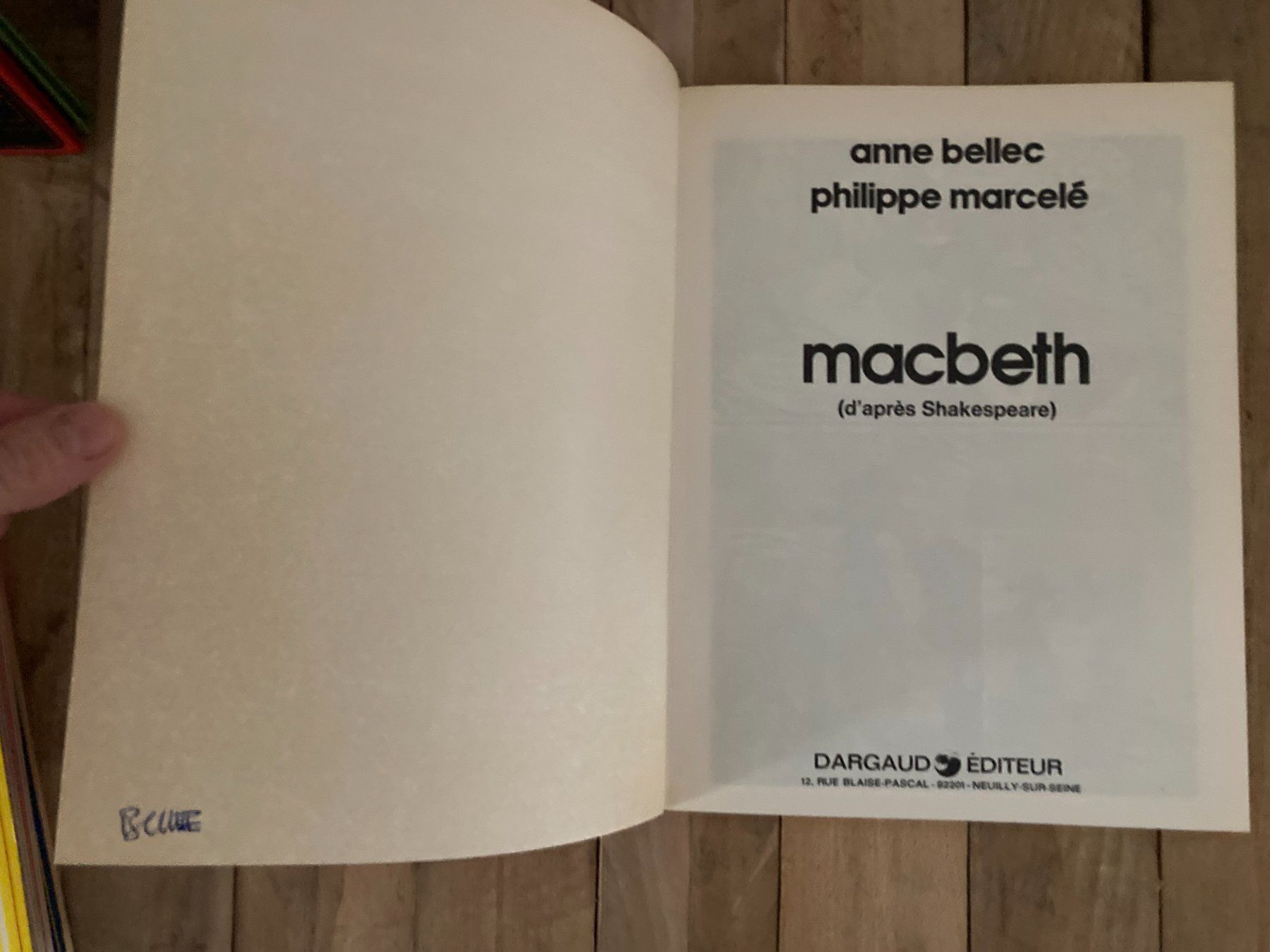 Fumetti: Collection PILOTE-MARCELE-Macbeth-EO 1979 – Usato da vaumarcus venduto da Nicolasorel 6