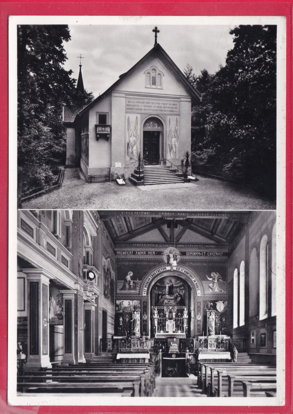 Cartoline postali: WALLFAHRTSKIRCHE MARIA BILDSTEIN BEI BENKEN SG – Usato da Oberrieden venduto da Gebirgsstelze