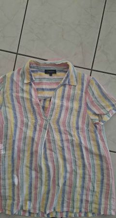 CAROLE Chemise rayée Taille 36 très bon état