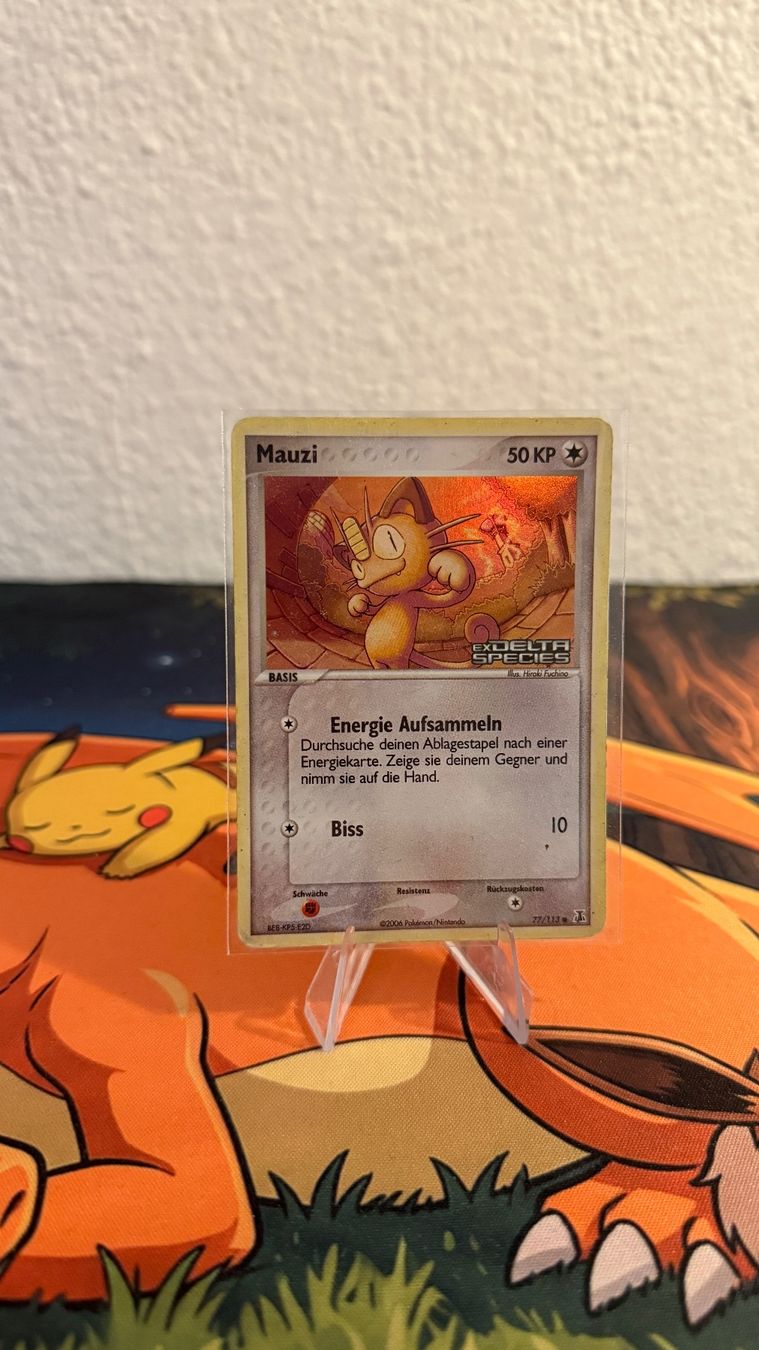 Pokémon Carte collezionabili: Pokémon Meowth 77/113 Ex Delta Stamp DE – Usato da Dübendorf venduto da Simplysimi 1