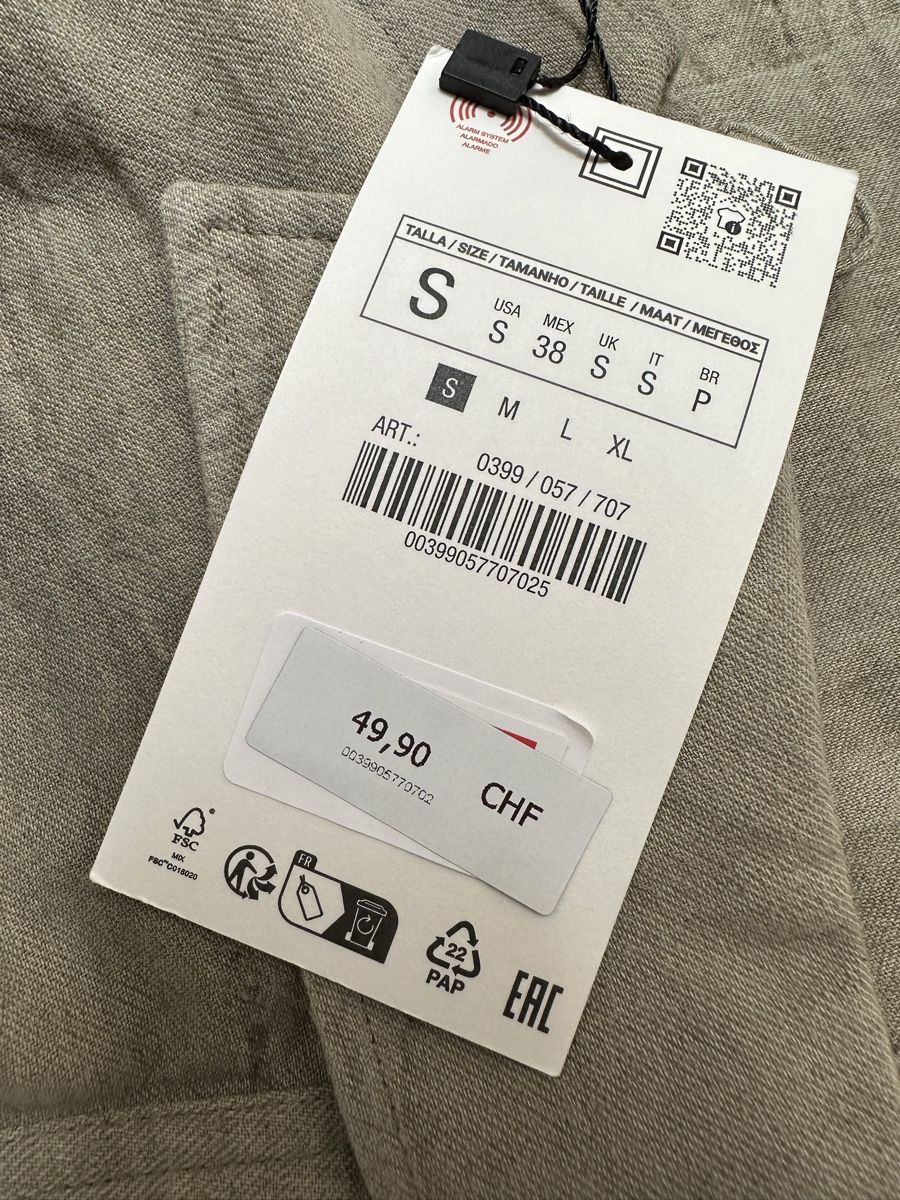 Zara Camicie: Zara Kurzarmhemd neu / Grösse S – Nuovo e nell'imballaggio originale da Abtwil SG venduto da PauloDybala10 4