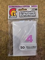 Legion 62mm x 96mm Clear Karten Sleeves 500Stk.