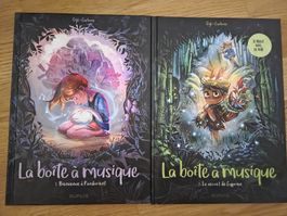 Lot 2 BD "La Boîte à Musique" T1+T2, parfait état!