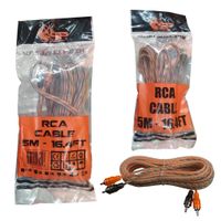 Câble RCA - 5 mètres - SP-AUDIO  - Car-Audio - Pure copper