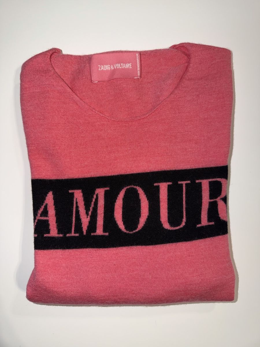 Pullover & Sweatshirts: Pull rose Zadig & Voltaire – Gebraucht aus Cologny von PEACEANDLOVE