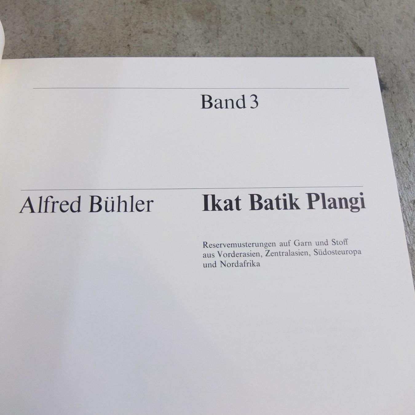 Libri: Itak Batik Plangi von Alfred Bühler, 1972 – Usato da Basel venduto da Brocki-auf-dem-Wolf 7