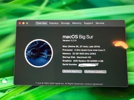 Apple iMac 27 Zoll Retina 5K Late 2014