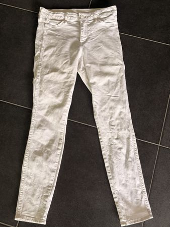 Damen Jeans weiss Grösse 36 Skinny Ankle Length