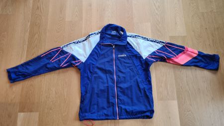 Retro diadora Sport Jacke/ Trainer Jacke - XL