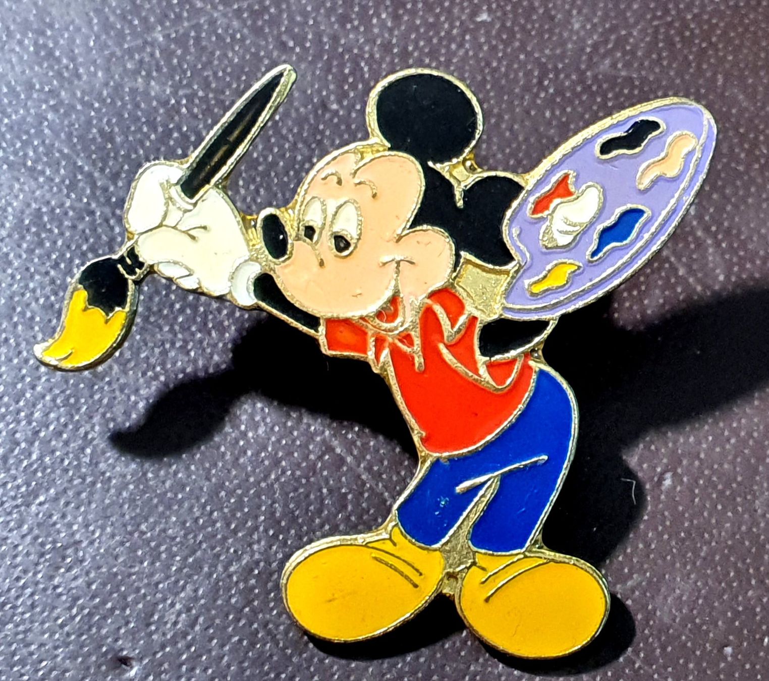 Disney Placchette & Badge: Q571B - Pin Walt Disney - Mickey Mouse – Usato da Reinach BL venduto da Boston-Verkauf