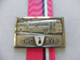 Medaille Bus FBW Autobus Stadt Basel SWC / BVB von Jahr 1975