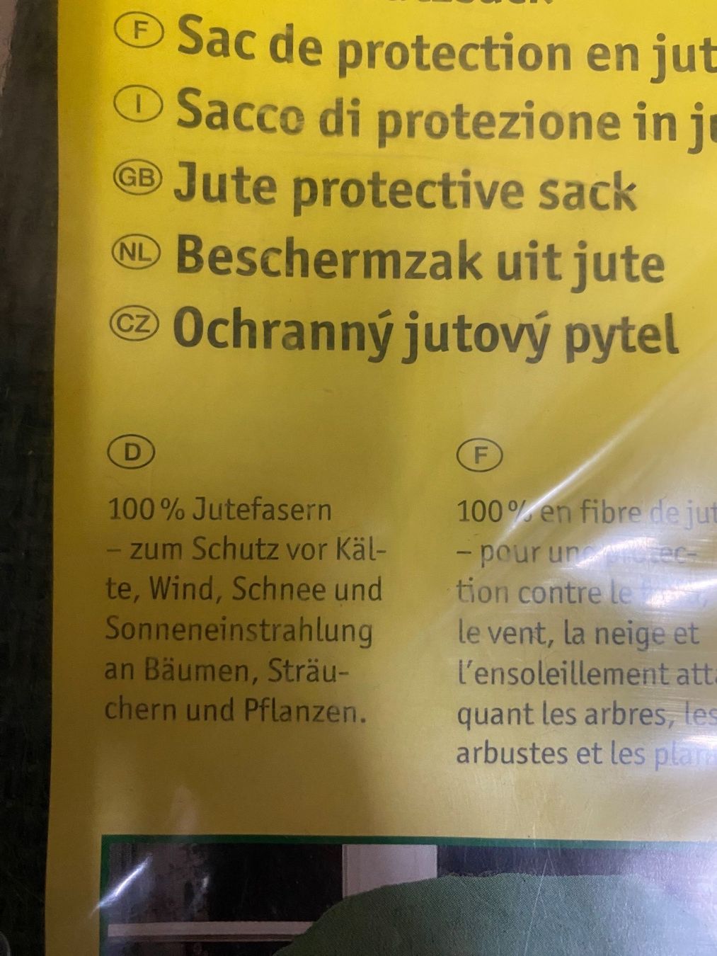Stoffe: Jute-Schutzsack grün 100x110cm – Gebraucht aus Eschlikon TG von ArtRec 2