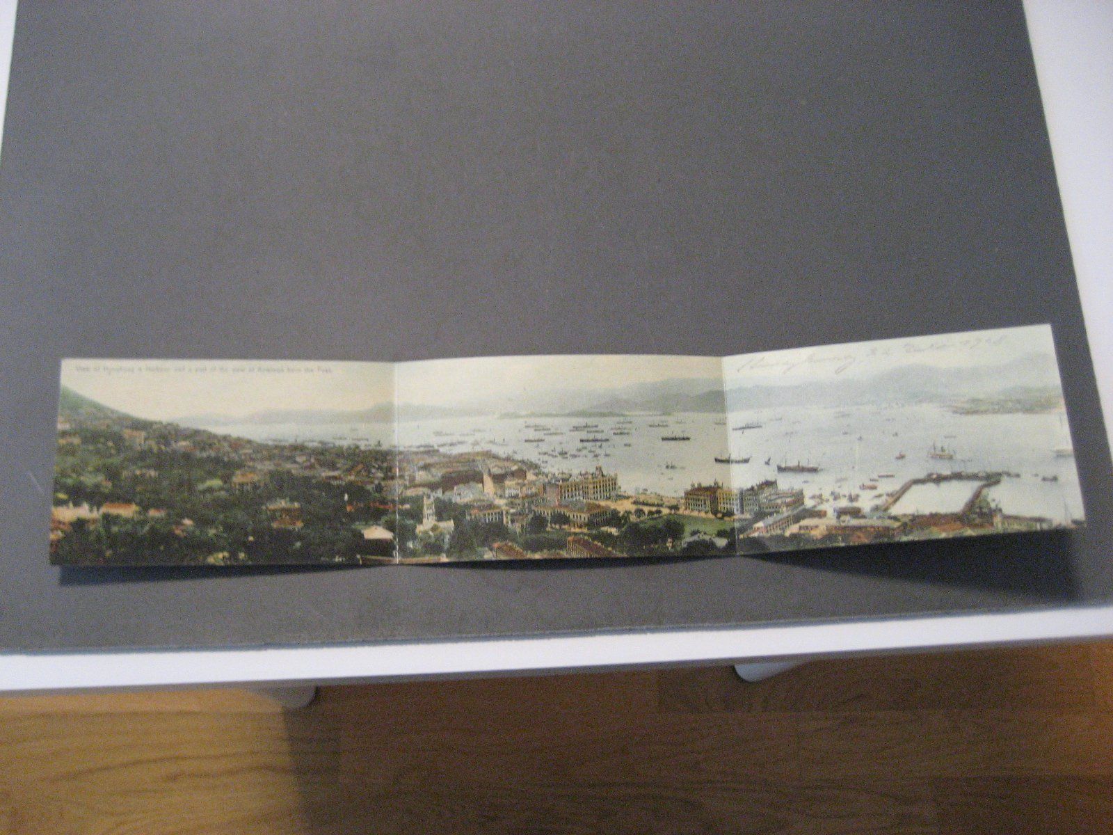 Cartoline postali: 1908 AK, Hongkong, "Blick auf den Hafen" – Usato da Winterthur venduto da Zupogeru 2