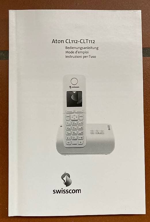 Swisscom Telefoni: Set: Telefon Aton CLT112-CL112 – Usato da Orselina venduto da Vrenegonde 4