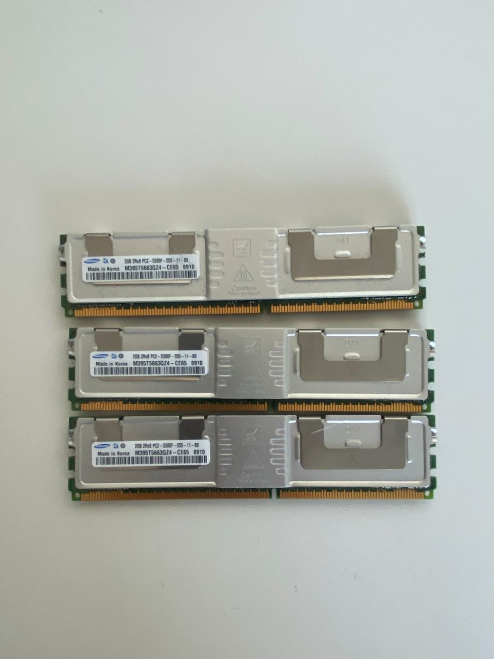 Memoria / RAM: 3x 2GB 2Rx8 PC2 5300F – Usato da Ballens venduto da CyprienJ