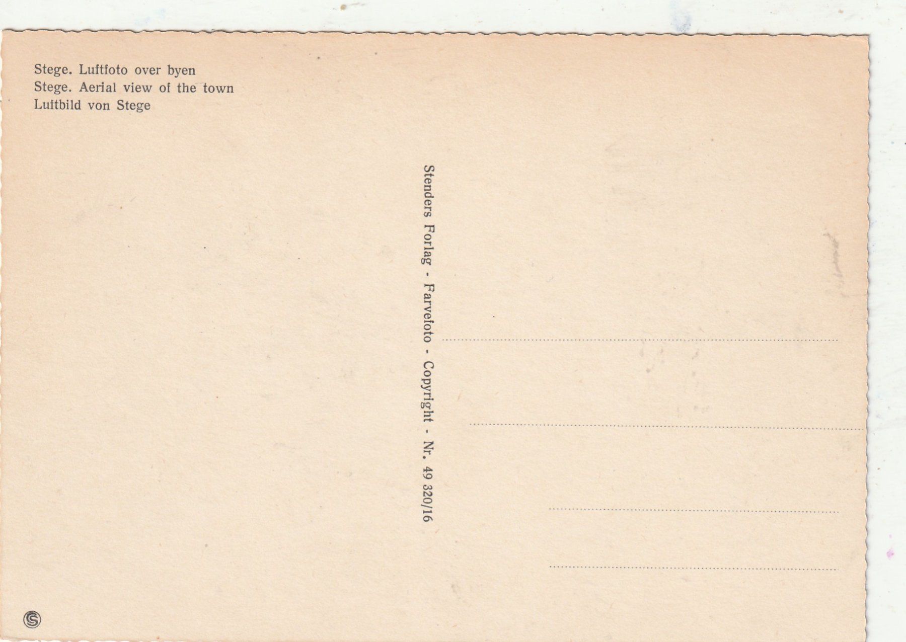 Cartes postales: Stege – D'occasion à Lumbrein par made02 1