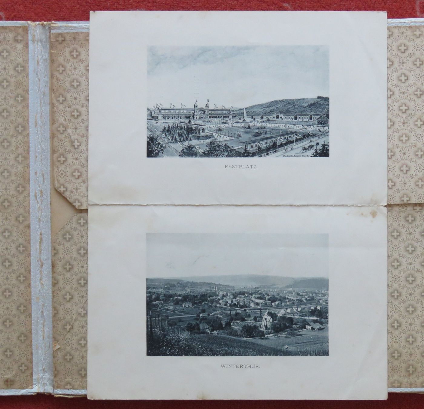 Poster & Bilder: Mappe Eidg. Schützenfest Winterthur 1895, mit 9 Bildern – Gebraucht aus Kreuzlingen von Koi4 2