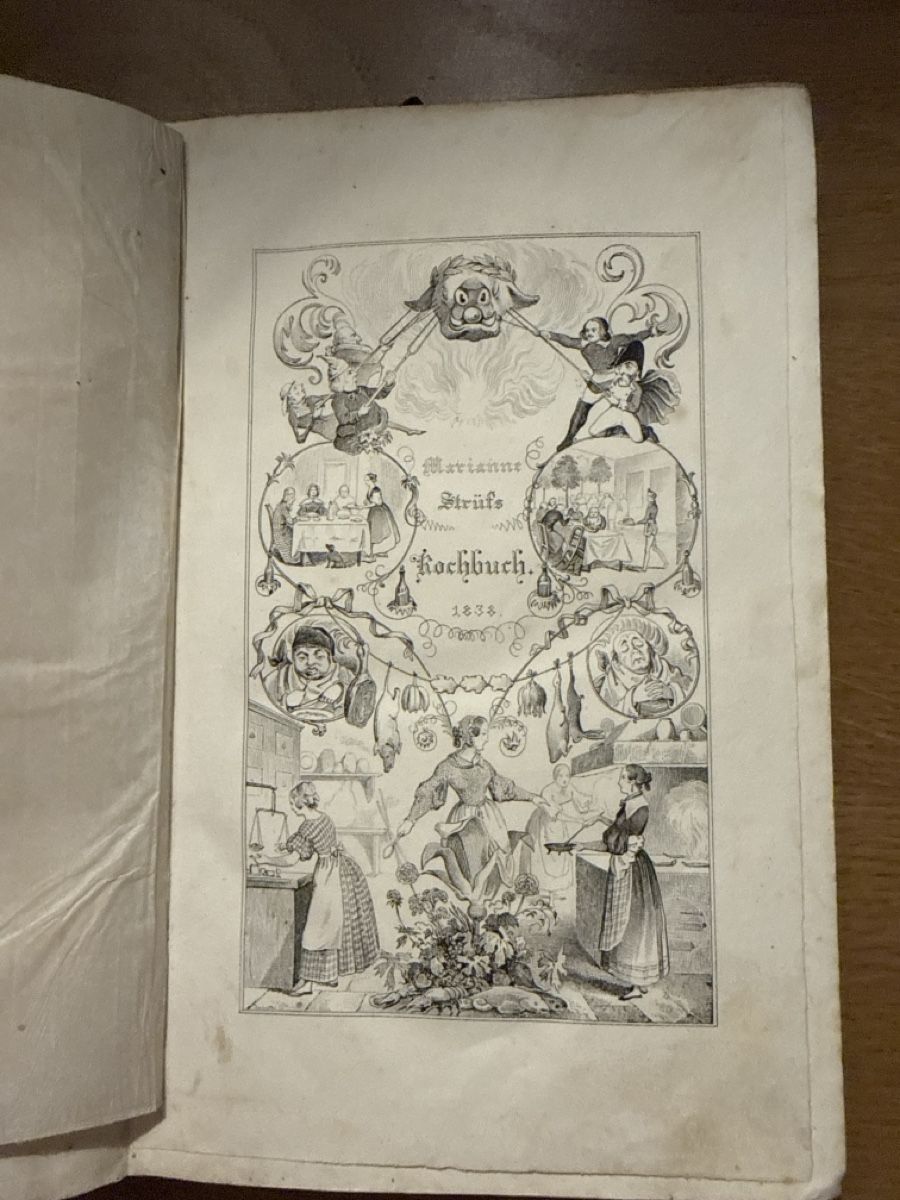 Libri: Marianne Strück Kochbuch, 1842 – Usato da Neuhausen venduto da DELY 2