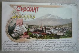 Ancienne carte postale CHOCOLAT SUCHARD (Lucerne)