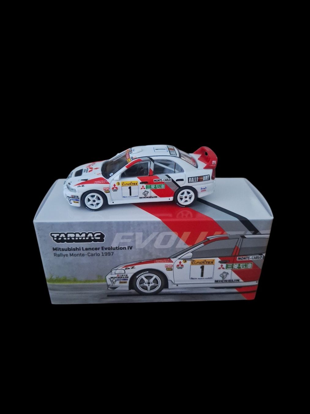 True Scale Miniatures Modellini d'auto: Tamarc Mitsubishi Lancer Evolution IV Rallye Monte-Carlo 199 – Nuovo e nell'imballaggio originale da Adlikon venduto da Mmartin0 1