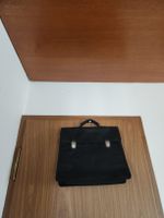 Sacoche Picard cuir et tissu noir 