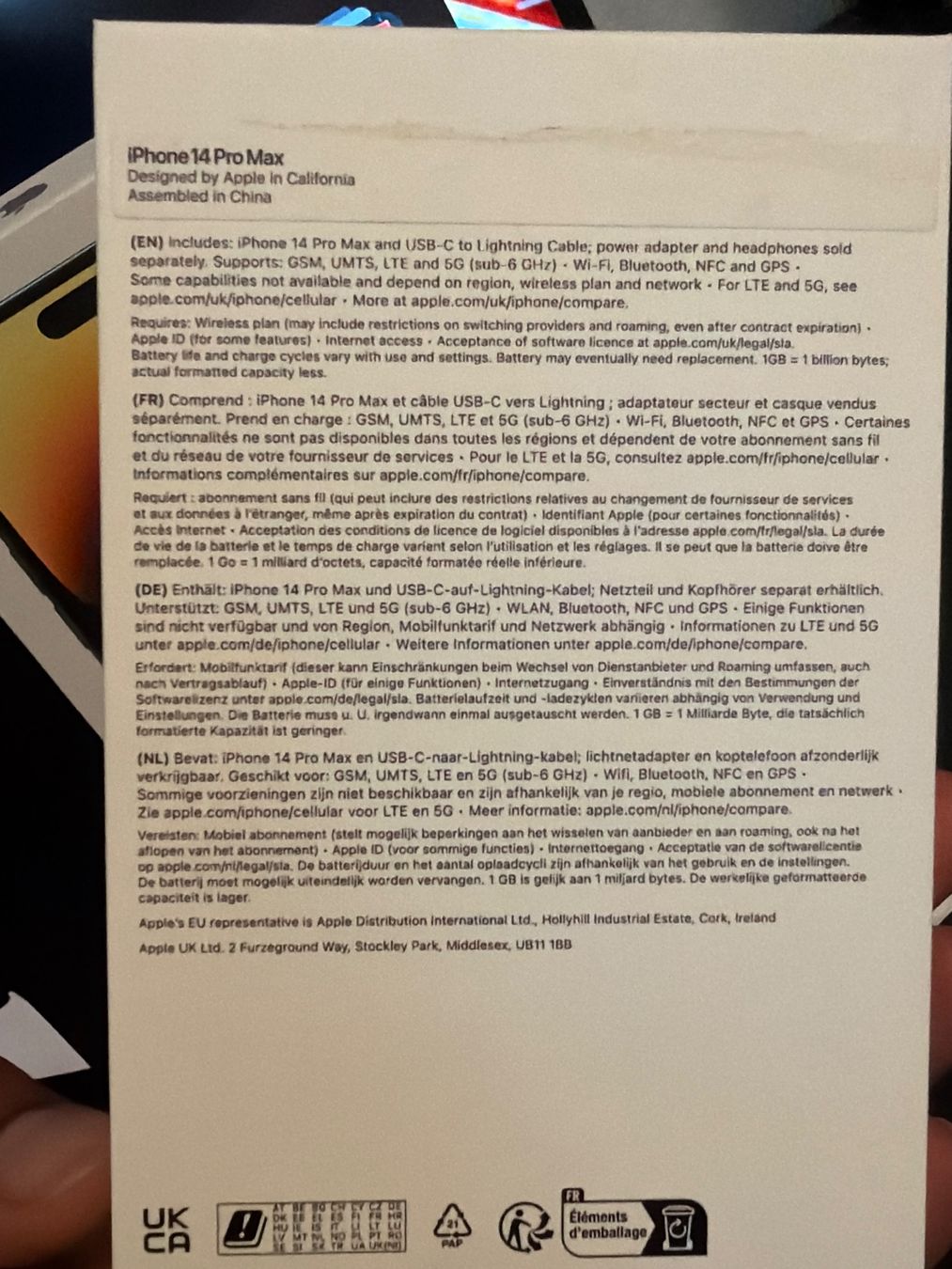 Apple Handys / Smartphones: iPhone 14 Pro Max 256GB – Defekt aus Dällikon von YOTECH 4