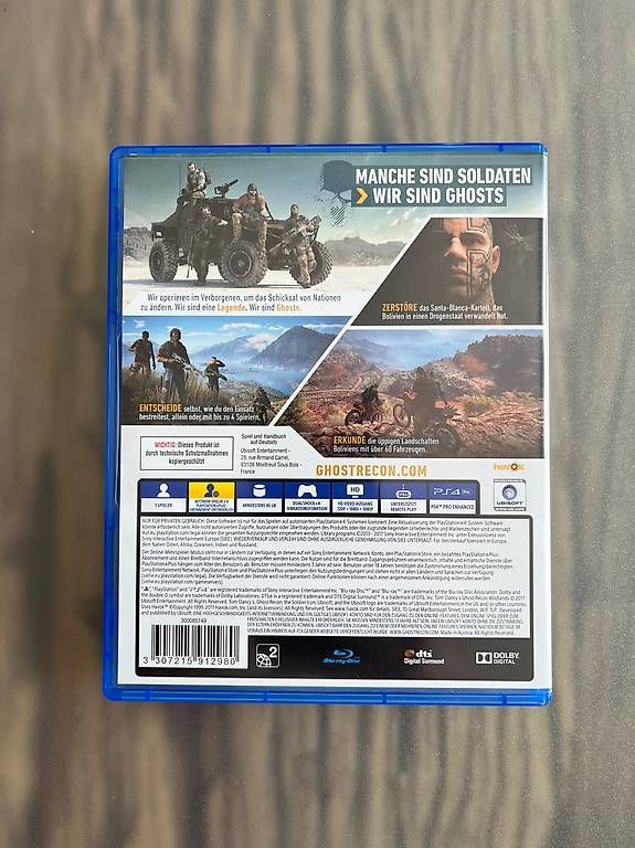 Spiele: PS4 Tom Clancy's Ghost Recon Wildlands – Gebraucht aus Hohenrain von Manuelch01 1