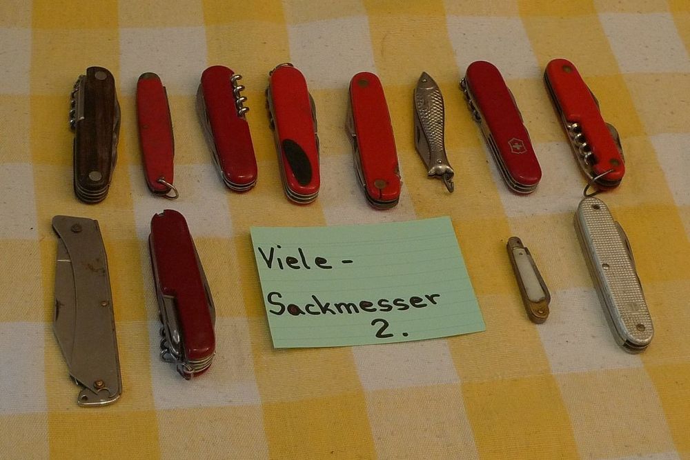 Coltelli tascabile: Viele-Sackmesser! 2. – Difettoso da Bern venduto da bn1640