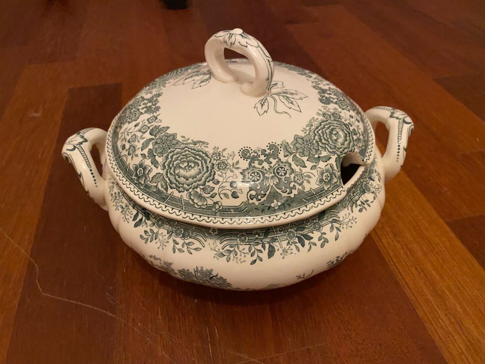 Bol à Soupe Villeroy & Boch Virginia – Jaune à Fleurs – Occasion (parfait)