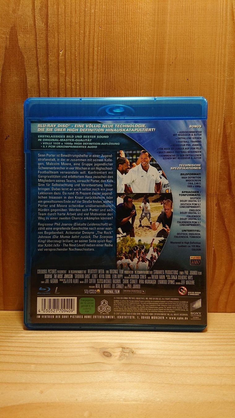 Tutti i DVDs: SPIEL AUF BEWÄHRUNG Blu-Ray mit Dwayne Johnson – Usato da Wilderswil venduto da Exebub 1