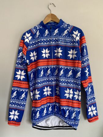 Weihnachtliches Velo-Trikot Grupetto Gr. XL