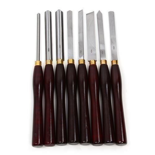 Tutti gli attrezzi: 8-teiliges Drechselbeitel-Set, HSS, neu – Nuovo (secondo la descrizione) da Thun venduto da Newnewshop