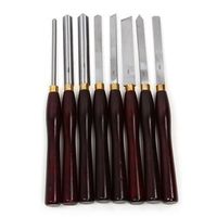 8-teiliges Drechselbeitel-Set, HSS, neu