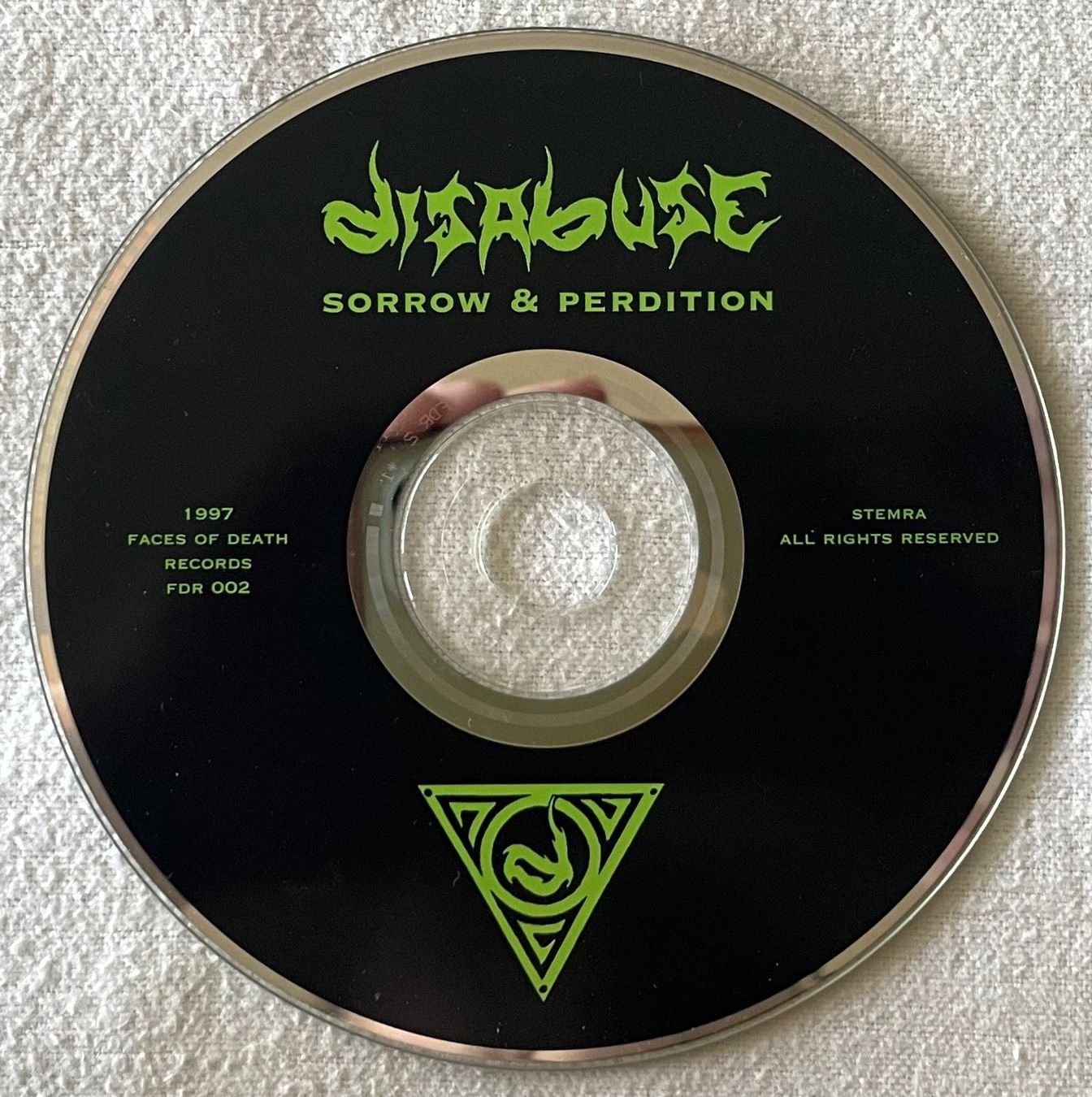CDs: Disabuse – Sorrow And Perdition - CD - 1997 - First Press – Gebraucht aus Uster von Zardodel 2