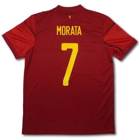 Spanien 2020-22 heim L MORATA #7 adidas