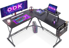 Bürotisch L-förmiger Schreibtisch Gaming-Tisch 127x127cm