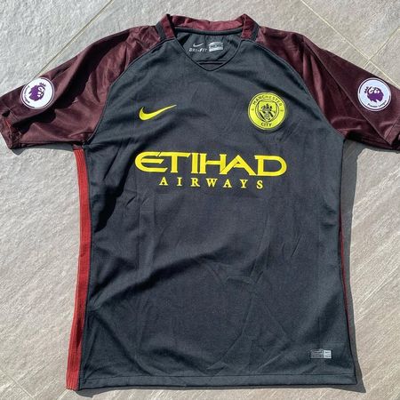Manchester City Away, Kun Agüero 10, Nike, Season 2016-17