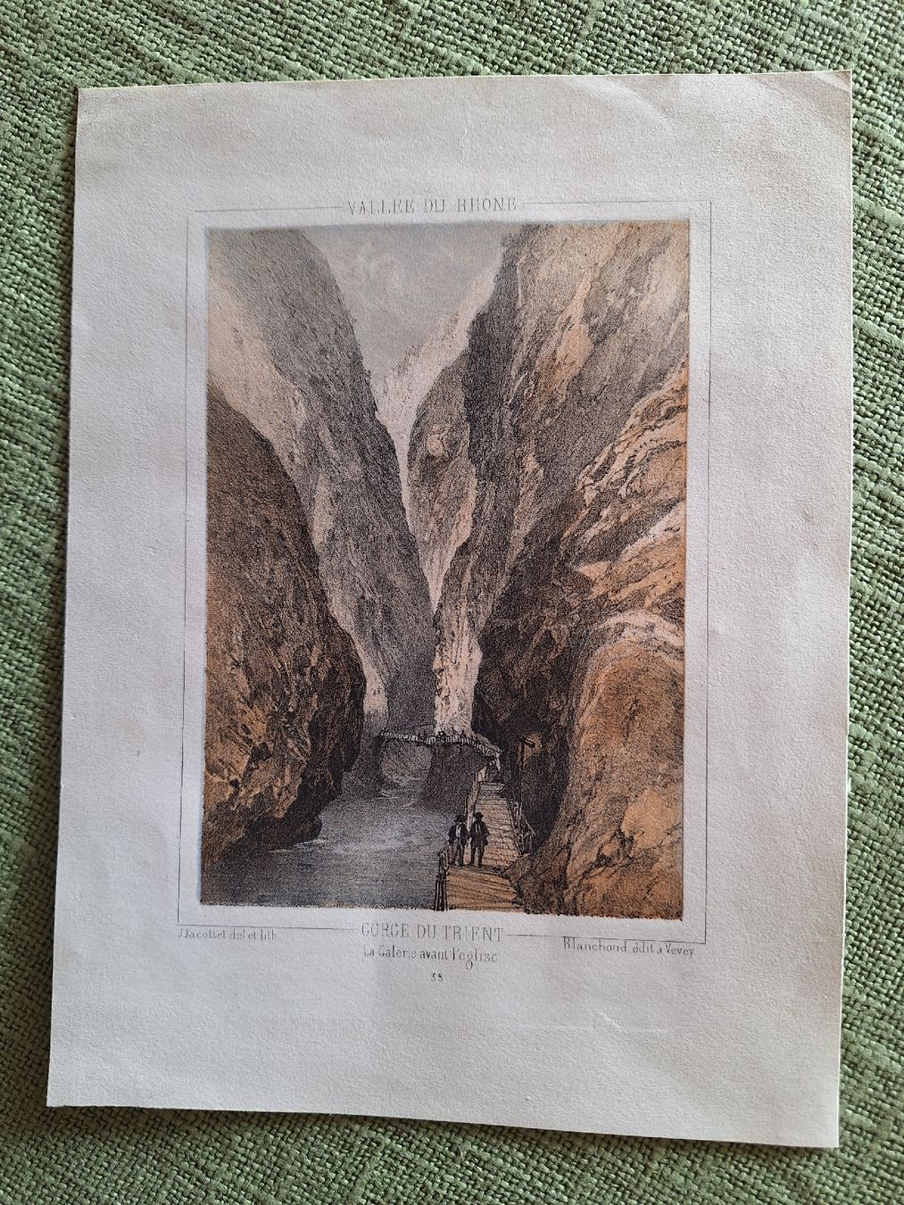 Stiche: GORGE DU TRIENT – Gebraucht aus Bevaix von bohrap 2