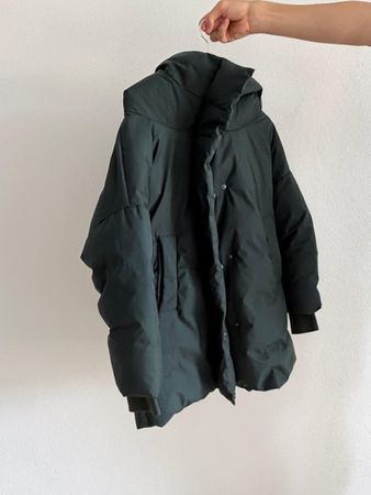 Collective Mon Amour Daunenjacke Damen Gr. S, dunkelgrün