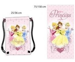 Strandtuch - Princess mit Beutel