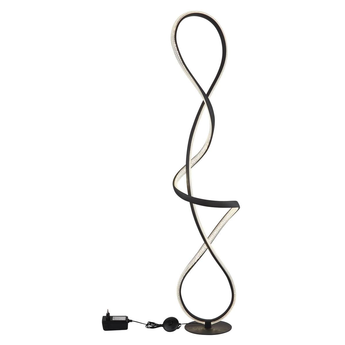 Lampes: LED Stehleuchte, Schwarz, 133 cm Höhe – Neuf (Voir description) à Kreuzlingen par Smart-Light 2