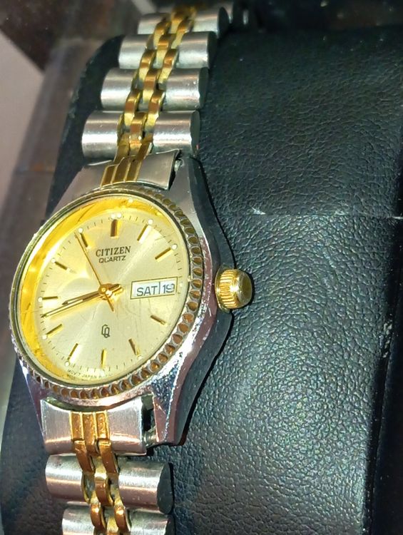 Boîtier De Montre Vintage Gander 25 Mm En Acier - Mouvement Quartz 932 - Pour Pièces / Non Fonctionnel