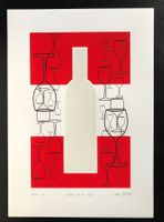 Artwine 28, Jürg Widmer, Siebdruck