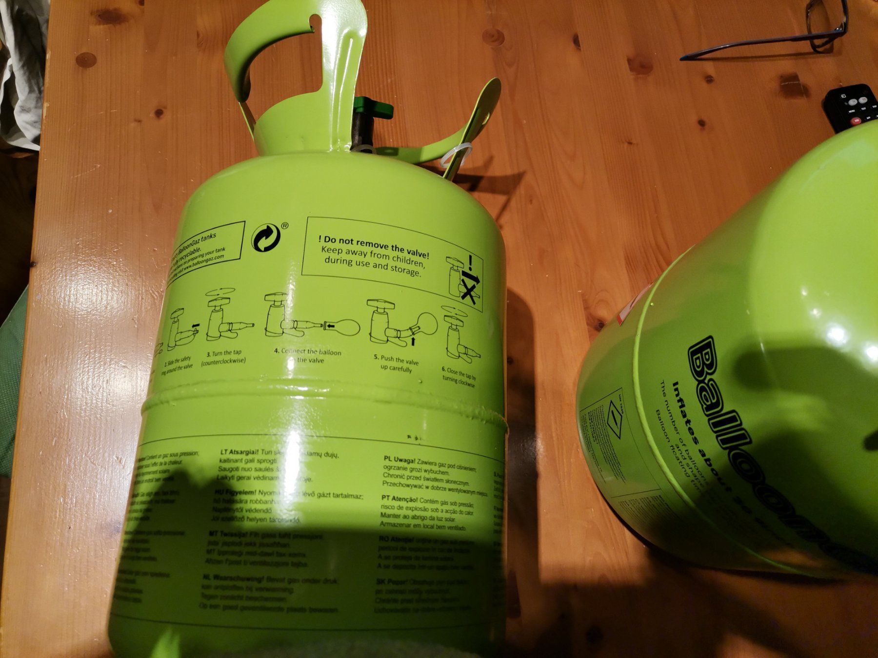 Bombole da sub: Bombola gas elio per palloncini – Usato da La Punt Chamues-ch venduto da geo1968 1