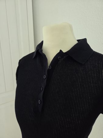 Massimo Dutti Poloshirt, Schwarz, Grösse S - Top Zustand!