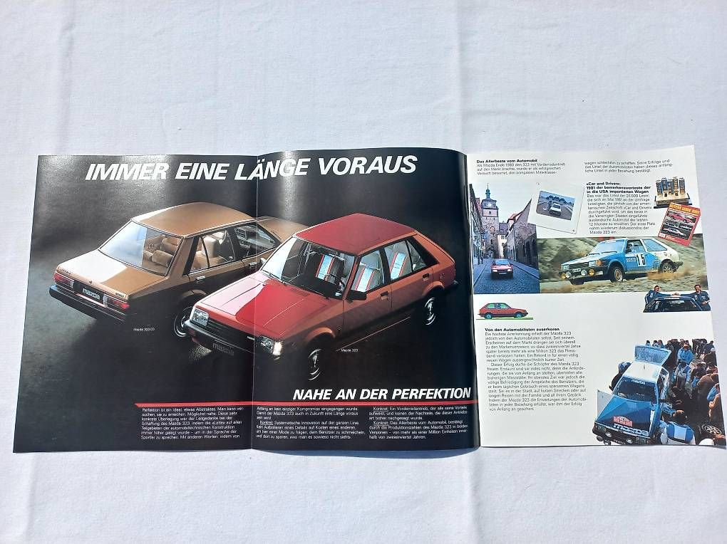 Documents: Mazda 323 CD - Prospekt 1982 – D'occasion à Frauenkappelen par Chruetzhubel 1