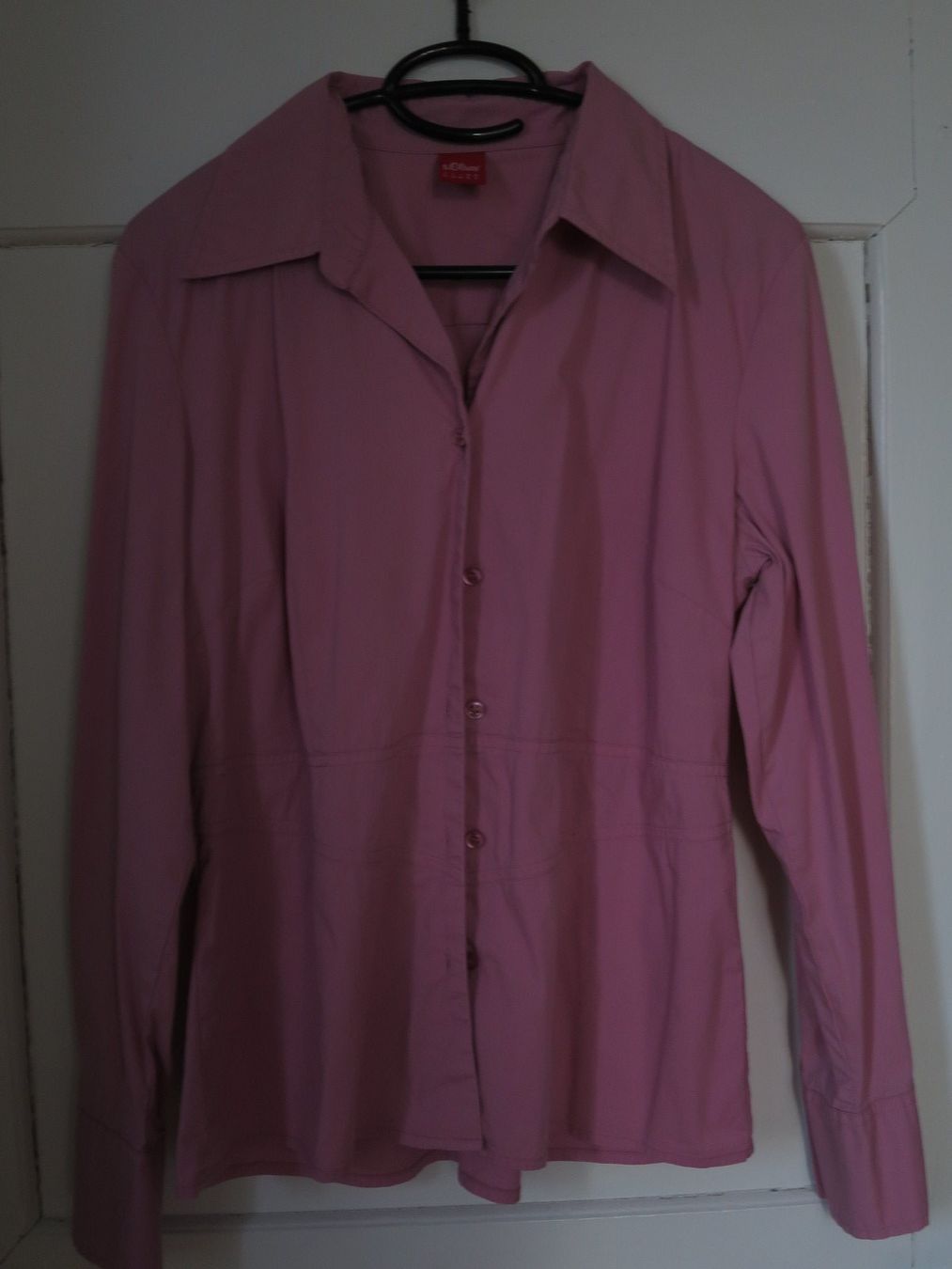 S.Oliver Chemisiers: Rosa Bluse S.Oliver, Baumwolle, Elastan – D'occasion à Beromünster par Balibon